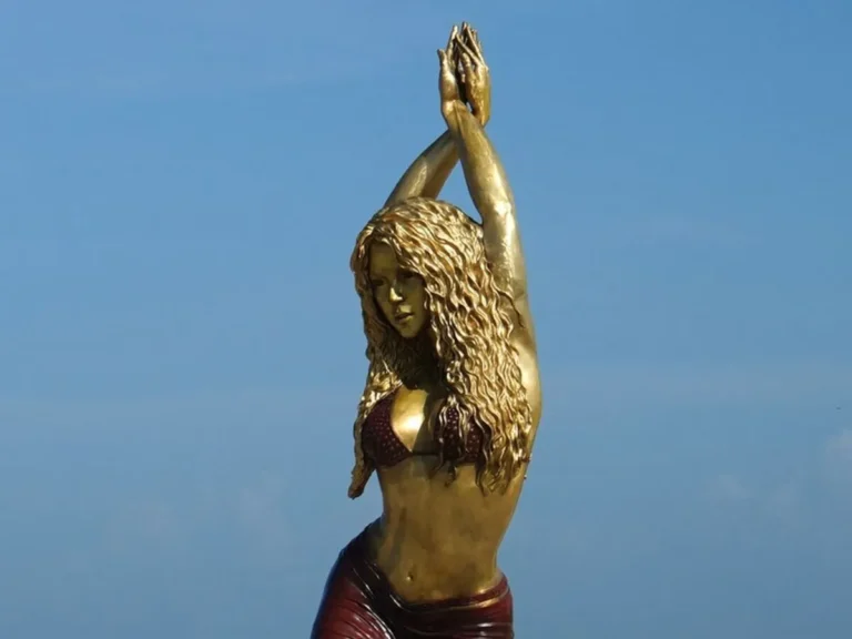 Statue Of Singer Shakira In Belly-Dancing Pose